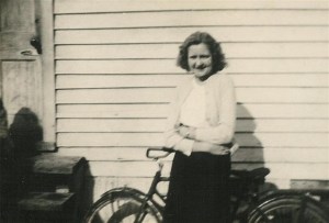 Picture taken at Bethel in 1949, the girl's name is unknown.  Photograph courtesy of the Maury County Archives.